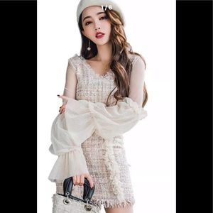 2 Piece Set Skirt crop top dress set